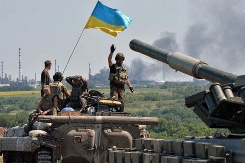 Lực lượng quân đội Ukraine. (Nguồn: AP)