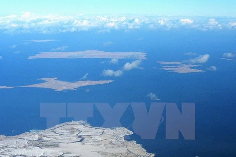 Một trong bốn hòn đảo thuộc quần đảo Nam Kuril do Nga kiểm soát và được gọi là Vùng lãnh thổ phương Bắc theo cách gọi của Nhật Bản. (Nguồn: AP/TTXVN) 