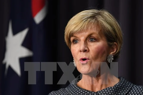 Ngoại trưởng Australia Julie Bishop. (Nguồn: EPA/TTXVN)