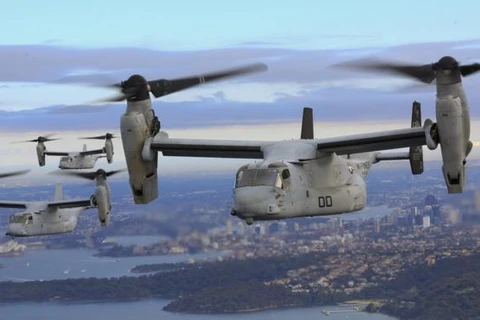 Máy bay Osprey. (Nguồn: AFP)