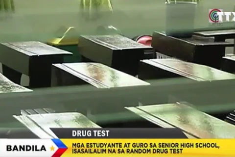 [Video] Philippines xét nghiệm ma túy với học sinh đầu năm học mới