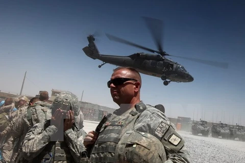 Trực thăng Black Hawk của Mỹ tại Kandahar, Afghanistan. (Nguồn: AFP/TTXVN)