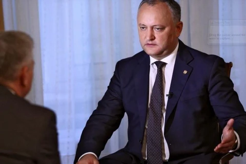 Tổng thống Moldova Igor Dodon. (Nguồn: REUTERS)