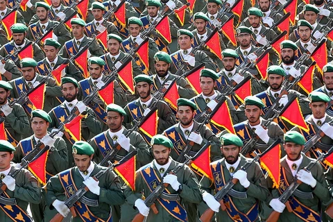 Lực lượng Vệ binh cách mạng Hồi giáo Iran. (Nguồn: AP)