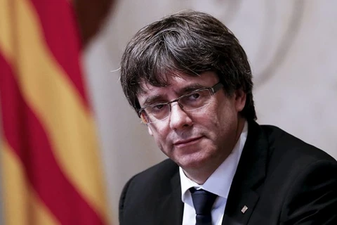Thủ hiến vùng Catalonia Carles Puigdemont. (Nguồn: AFP)