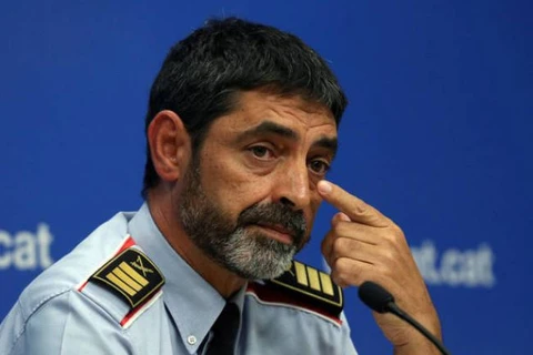 Cảnh sát trưởng vùng Catalonia Josep Lluis Trapero. (Nguồn: Reuters)