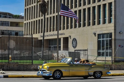 Đại sứ quán Mỹ ở La Habana. (Nguồn: Getty)