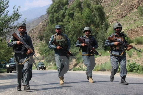 Lực lượng an ninh Afghanistan. (Nguồn: THX/TTXVN)