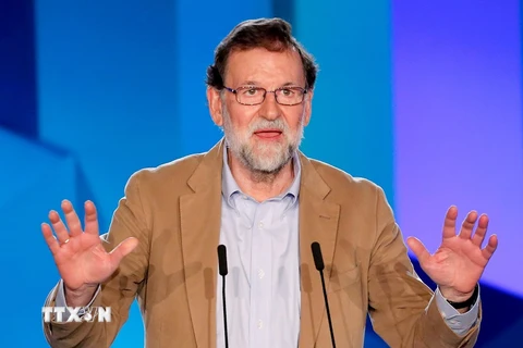 Thủ tướng Tây Ban Nha Mariano Rajoy. (Nguồn: AFP/TTXVN)