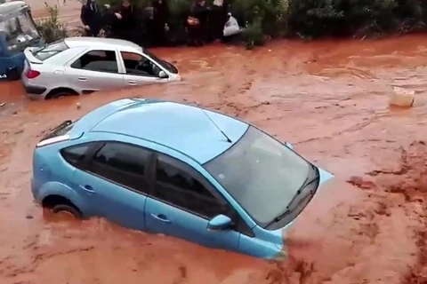Mưa lũ gây nhiều thiệt hại ở Ai Cập. (Nguồn: weather.com)