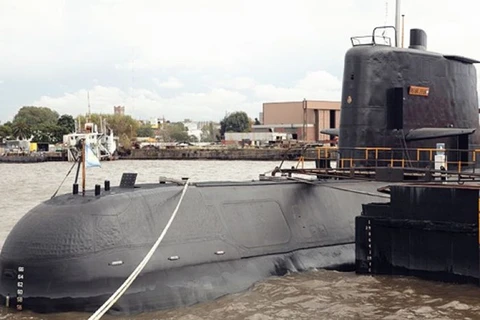 Tàu ngầm ARA San Juan trước khi bị mất tích. (Nguồn: Argentina Navy)
