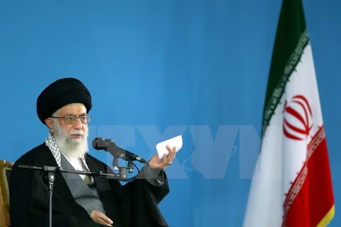 Đại giáo chủ Iran Ali Khamenei phát biểu tại Tehran. (Nguồn: AFP/TTXVN)