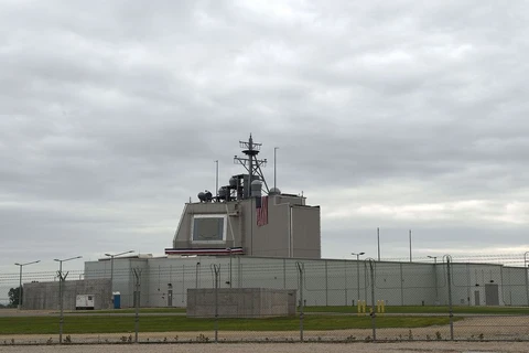Radar thuộc hệ thống phòng thủ tên lửa Aegis Ashore. (Nguồn: Getty)