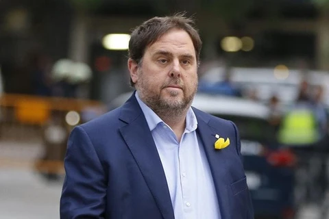 Cựu Phó Thủ hiến vùng Catalonia Oriol Junqueras. (Nguồn: AP)