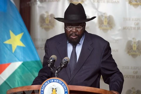 Tổng thống Nam Sudan Salva Kiir. (Nguồn: AFP/TTXVN)