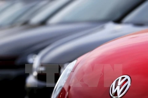 Các mẫu xe của hãng Volkswagen. (Ảnh: Reuters/TTXVN)