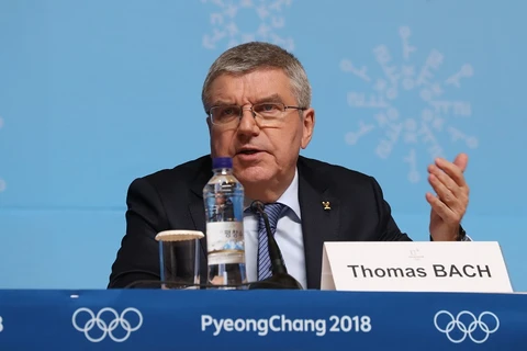 Chủ tịch Ủy ban Olympic quốc tế Thomas Bach. (Nguồn: Yonhap/TTXVN)