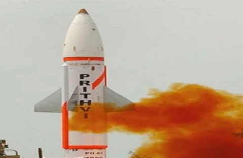 Tên lửa Prithvi-II. (Nguồn: jagranjosh.com)