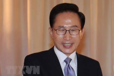 Cựu Tổng thống Hàn Quốc Lee Myung-bak. (Nguồn: AFP/TTXVN)
