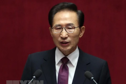 Cựu Tổng thống Hàn Quốc Lee Myung-bak. (Nguồn: Yonhap/TTXVN)
