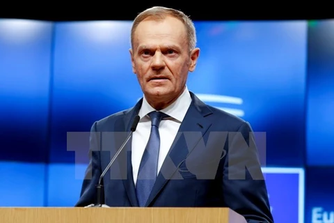 Chủ tịch Hội đồng châu Âu Donald Tusk. (Nguồn: THX/TTXVN)
