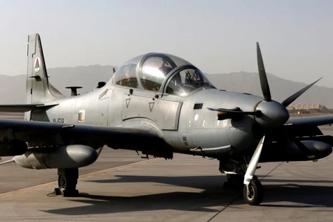 Một máy bay chiến đấu của không quân Afghanistan. (Nguồn: Reuters)