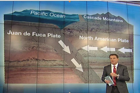 Siêu động đất có thể xảy ra tại Tây Bắc Thái Bình Dương. (Nguồn: foxnews.com)