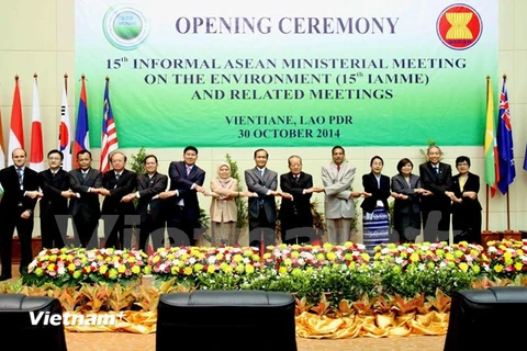 Hội nghị Bộ trưởng Môi trường Hiệp hội các quốc gia Đông Nam Á (ASEAN) năm 2014. (Ảnh: Hoàng Chương/Vietnam+)