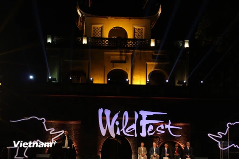 WildFest, lễ hội chiếu phim và ca nhạc ngoài trời về động vật hoang dã đầu tiên tại Việt Nam. (Ảnh: PV/Vietnam+)