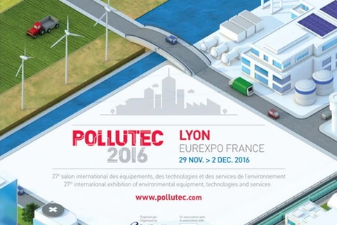 Triển lãm quốc tế về thiết bị, công nghệ và dịch vụ môi trường lần thứ 27 tại Pháp. (Nguồn ảnh: Bộ TN&MT)