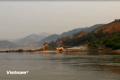 Hiện trên dòng chính sông Mekong đã có 19 đập thủy điện nằm trong kế hoạch xây dựng. (Ảnh: Hùng Võ/Vietnam+)