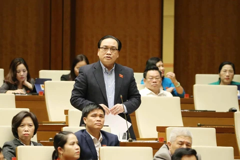 Đại biểu Hoàng Trung Hải, Ủy viên Bộ Chính trị, Bí thư Thành ủy Hà Nội. (Nguồn ảnh: TTXVN)