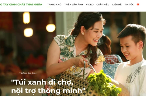 Thông điệp của Chiến dịch truyền thông “Chung tay giảm chất thải nhựa.” (Nguồn ảnh: Viện CLCSTN&MT) 