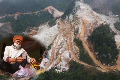 Người dân tại nhiều địa phương cho biết mang tiếng sinh sống bên cạnh mỏ khoáng sản, nhưng điều họ nhận được lại là ô nhiễm và nỗi đau bệnh tật. (Ảnh: PV/Vietnam+)