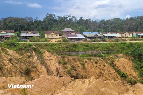 Hiện tượng động đất thường xảy ra tại khu vực huyện Kon Plông, tỉnh Kon Tum. (Ảnh: Hùng Võ/Vietnam+) 