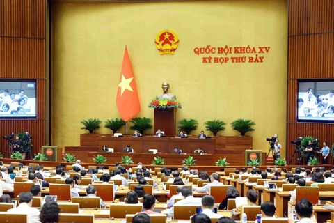 Quang cảnh phiên họp Quốc hội. (Nguồn: TTXVN)