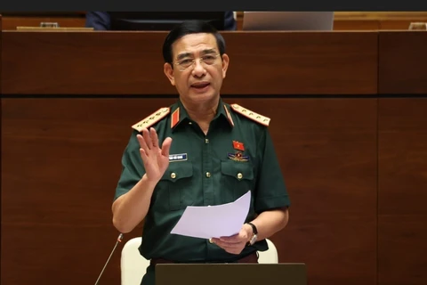 Đại tướng Phan Văn Giang, Bộ trưởng Bộ Quốc phòng. (Ảnh: Văn ĐiệpTTXVN)