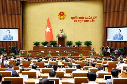 Quang cảnh phiên họp Quốc hội. (Nguồn ảnh: TTXVN)