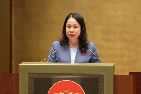 Phó Chủ tịch nước Võ Thị Ánh Xuân. (Ảnh: Văn Điệp/ TTXVN)