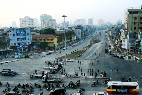 Hà Nội: Phân luồng giao thông đoạn Ô Chợ Dừa-Hoàng Cầu