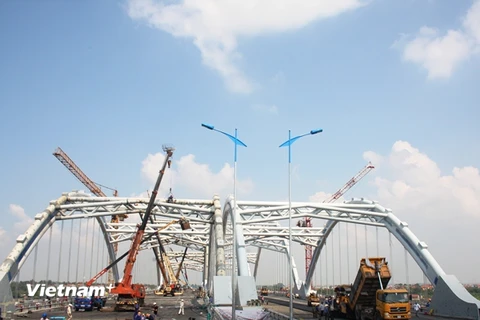 Cầu Đông Trù sẽ được thông xe vào ngày Giải phóng Thủ đô