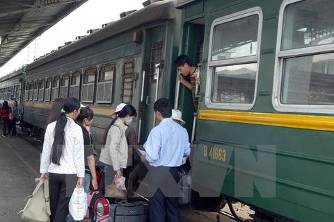 Lượng khách đi tàu liên vận quốc tế Việt Nam-Trung Quốc sụt giảm. (Ảnh: TTVN)