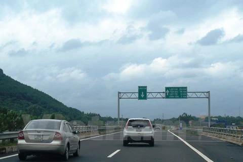 Dự án đường cao tốc Nội Bài-Lào Cai. (Ảnh: Việt Hùng/Vietnam+)