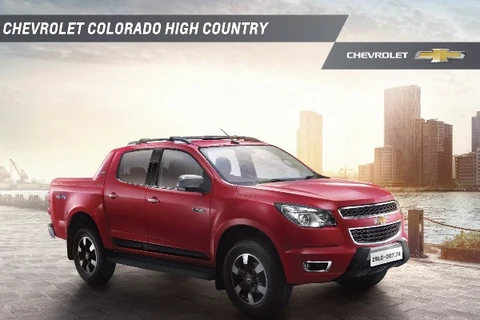 Mẫu xe bán tải nhập khẩu Chevrolet Colorado High Country. (Ảnh: GM Việt Nam cung cấp)
