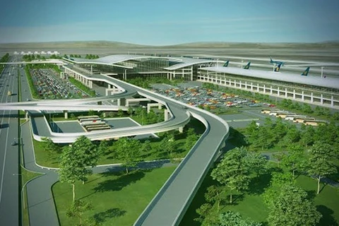 Phối cảnh sân bay Long Thành.