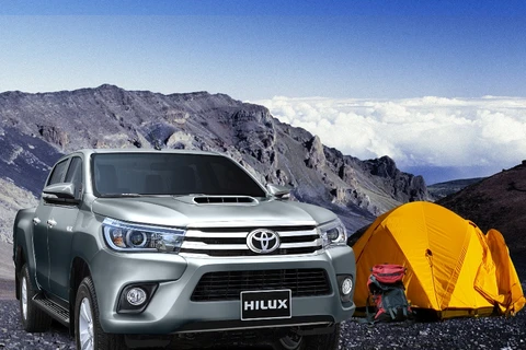 Hilux hoàn toàn mới 2015 có doanh số bán ấn tượng của Toyota Việt Nam. (Ảnh: Toyota)