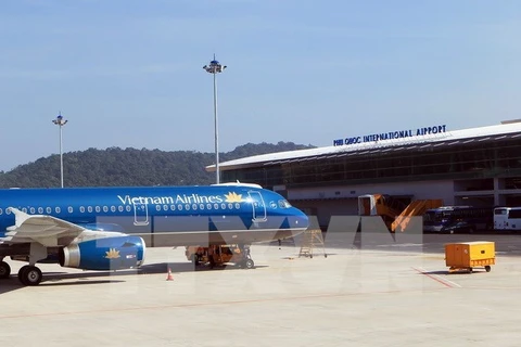 Cảng hàng không quốc tế Phú Quốc, Kiên Giang. (Ảnh: Đức Tám/TTXVN)