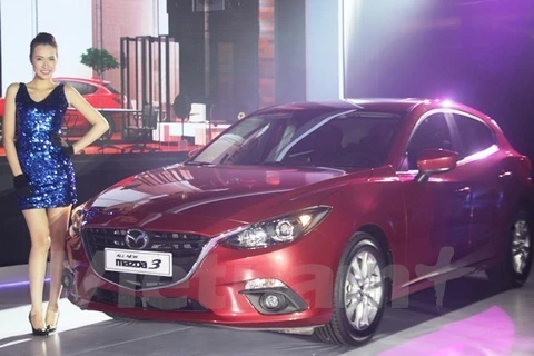Dòng xe Mazda 3 của Công ty cổ phần ôtô Trường Hải. (Ảnh: Việt Hùng/Vietnam+)