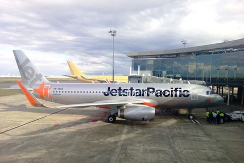 Máy bay Airbus A320 CEO Sharklet mới của Jetstar Pacific vừa tiếp nhận từ Tập đoàn Airbus. (Ảnh: Jetstar cung cấp)