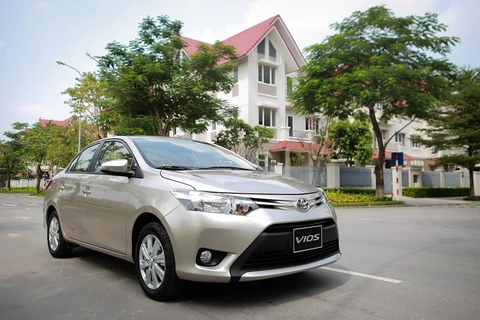 Mẫu xe Vios mới 2016 góp phần lớn vào doanh số bán xe kỷ lục của Toyota Việt Nam. (Ảnh: TMV cung cấp)